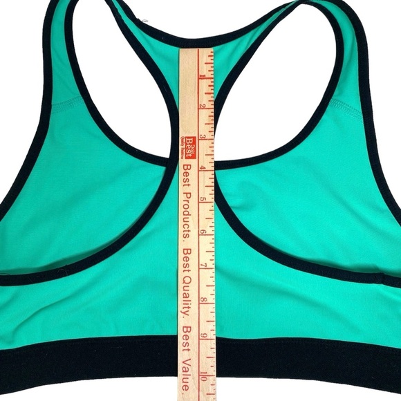 Power Core Sports Bra Med Champion C9 N9649 Wire Free Breezy Green‎ Reversible - Picture 13 of 13